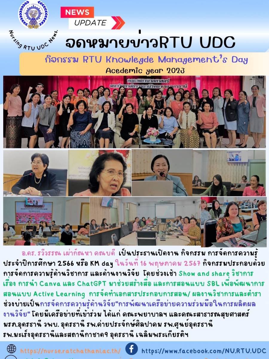 กิจกรรม RTU Knowledge Management's Day 2023
